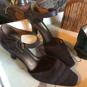 Liz Claiborne Geena ankle strap heel.